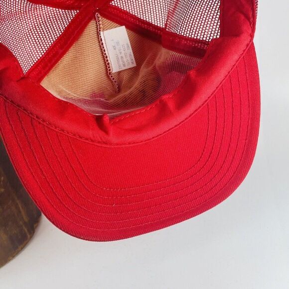Lee Sapp Bros Enterprises Mesh Snapback Trucker Hat Cap VTG Big Red Country NE - Picture 11 of 11